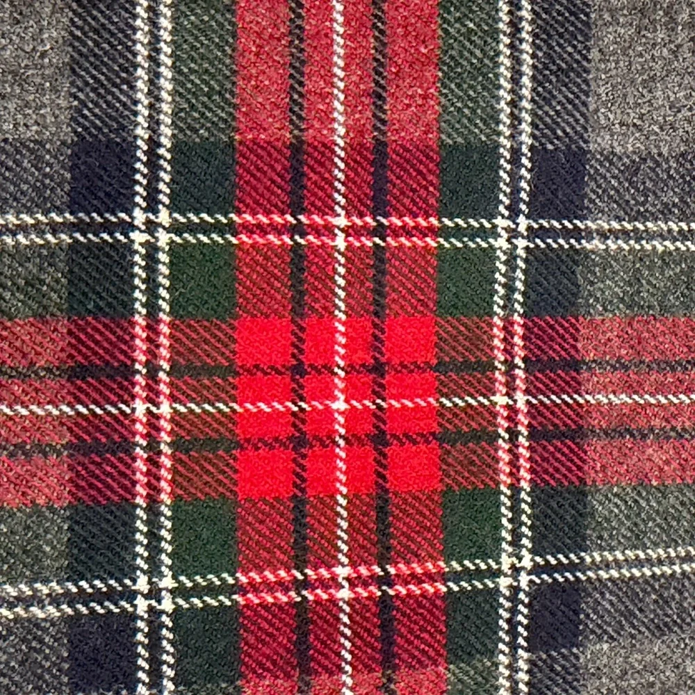 Talbots Plaid Straight Leg 0P preppy dark light academia lined wool blend geek - Picture 7 of 14